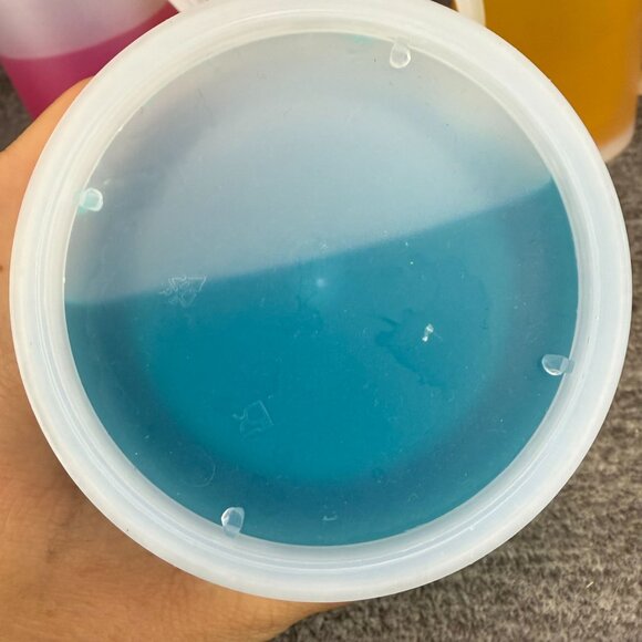 ✅Freezer Mug Set of 4 Double Wall Insulated Gel Plastic Freezable Frosty - Picture 4 of 8